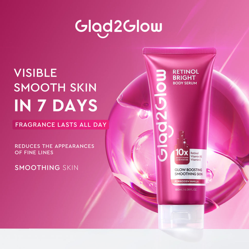 Glad2Glow Retinol Bright Body Serum 180ml