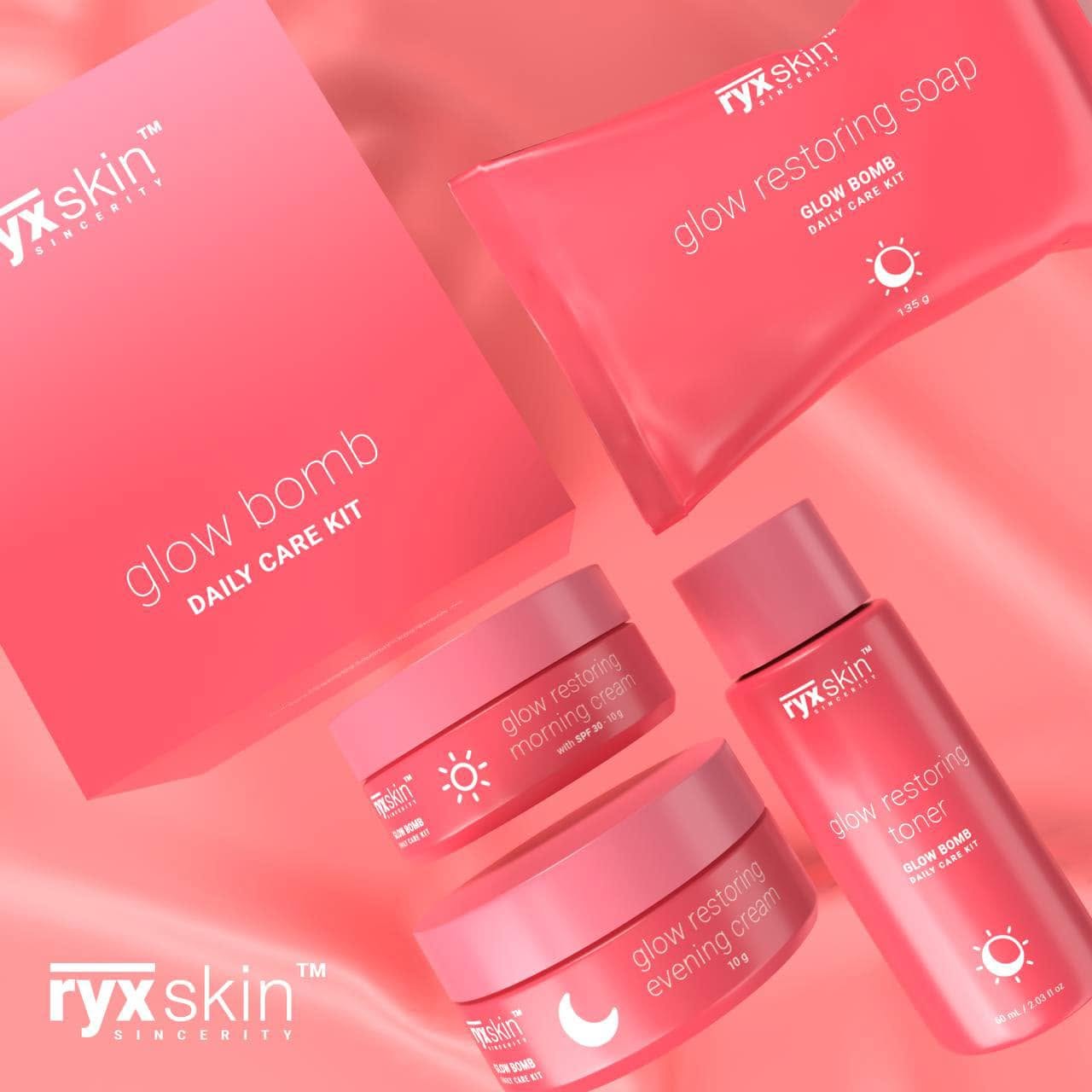 RYX Skin Sincerity Glow Bomb Daily Care Kit