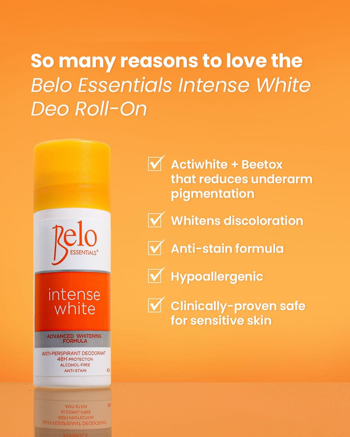 Belo Essentials Intense White Deo Roll-On