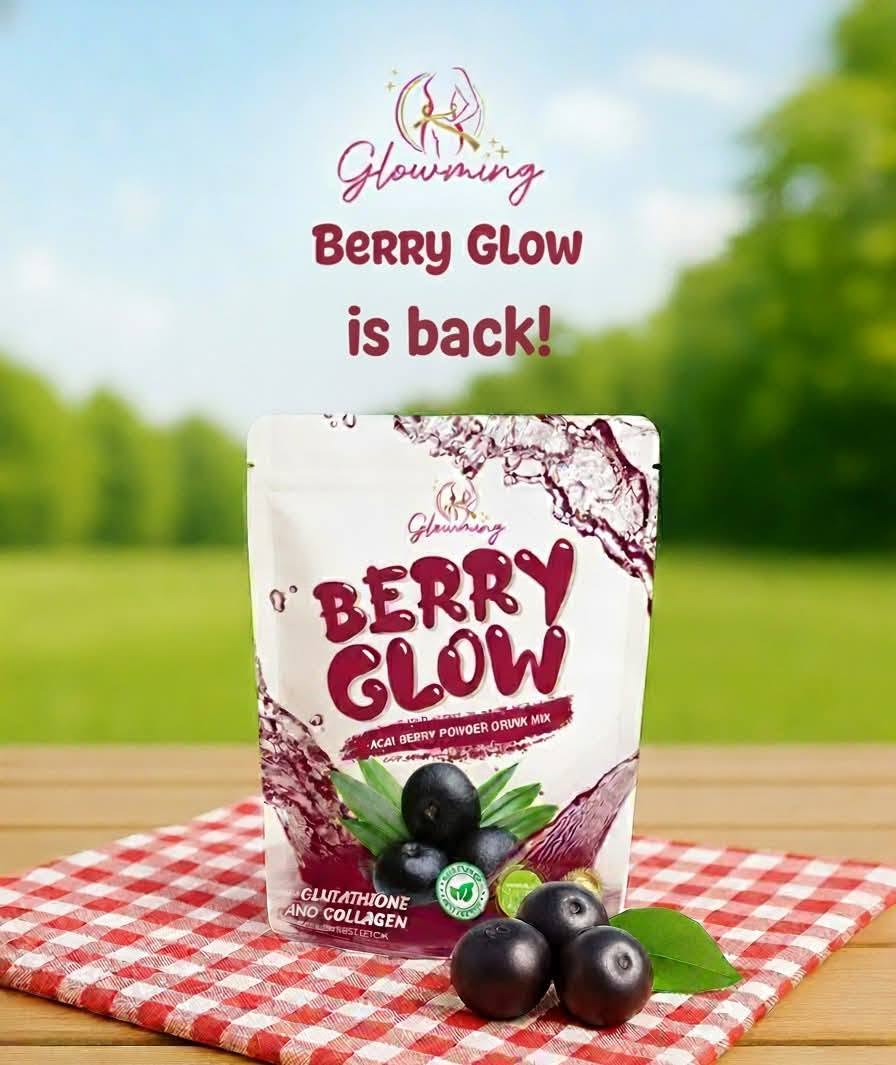 Glowming Berry Glow Acai Berry Powder Drink Mix – 10 Sachets