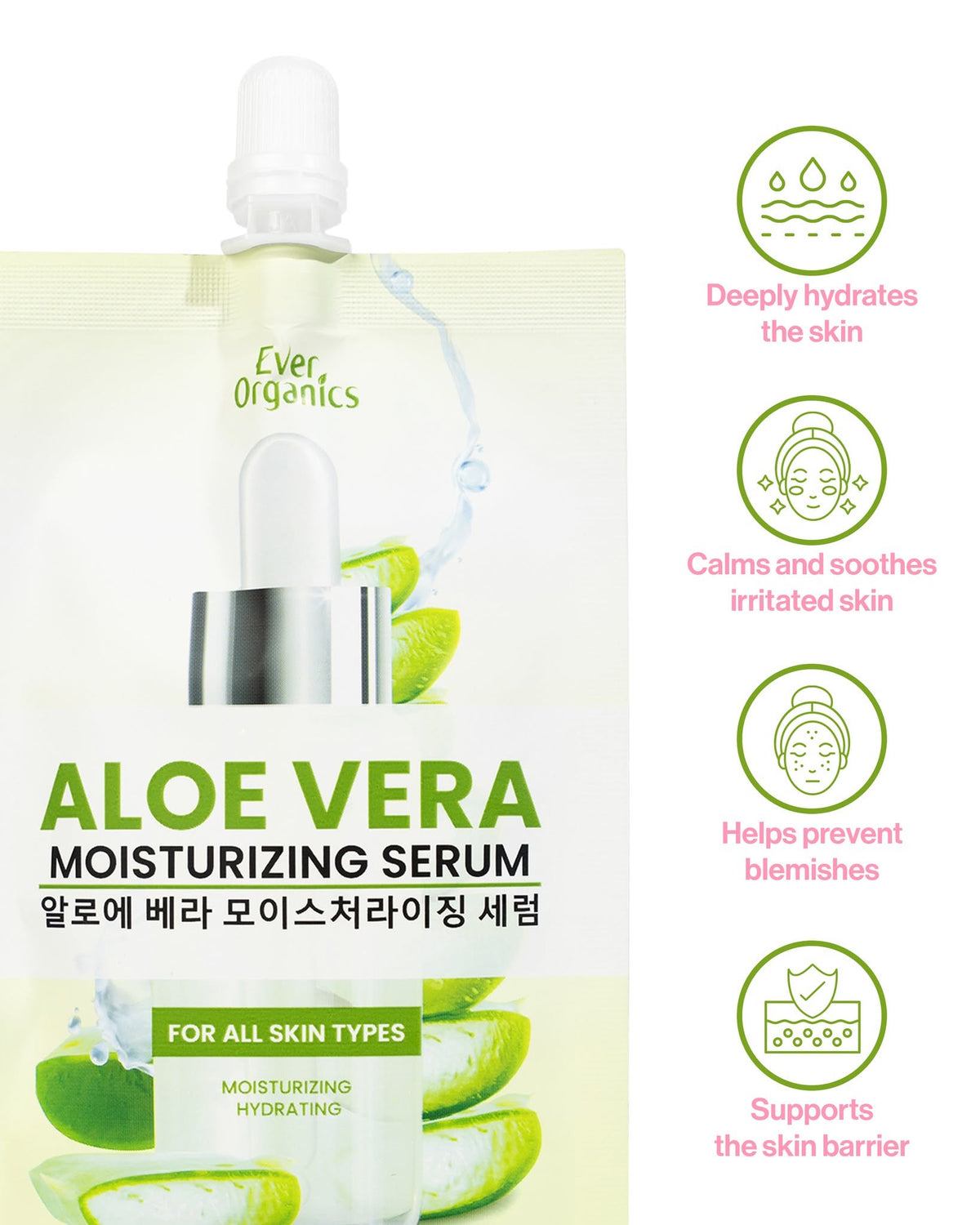 Ever Organics Aloe Vera Moisturizing Serum 30g