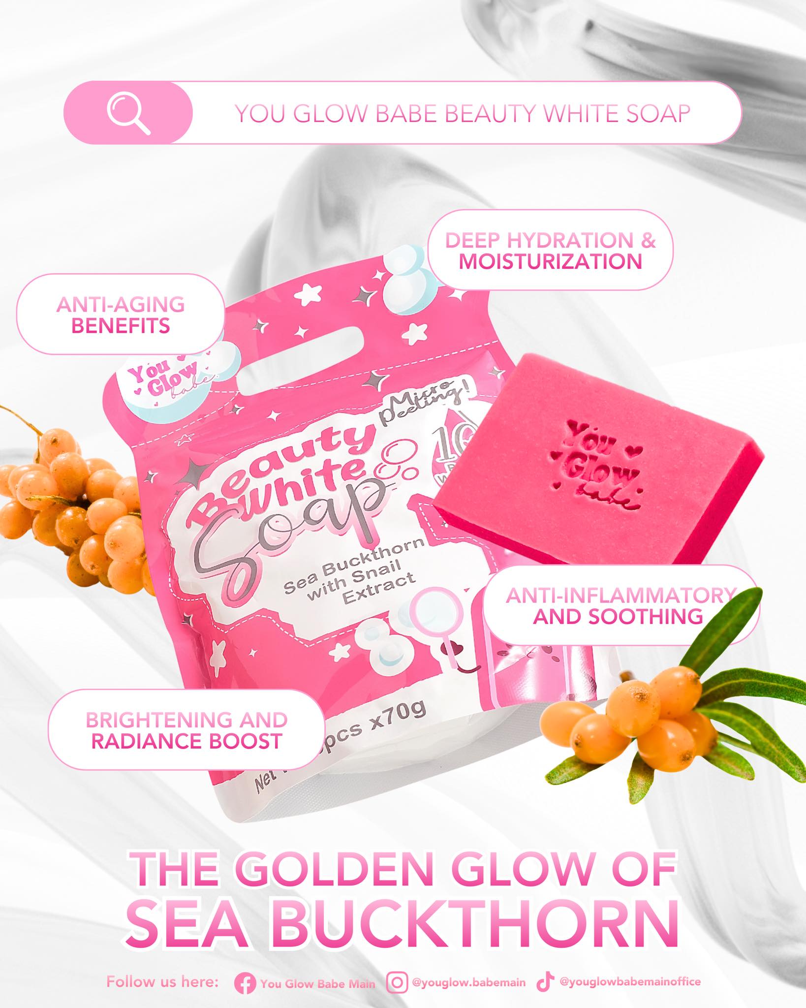 You Glow Babe Beauty White Soap (5 pcs)