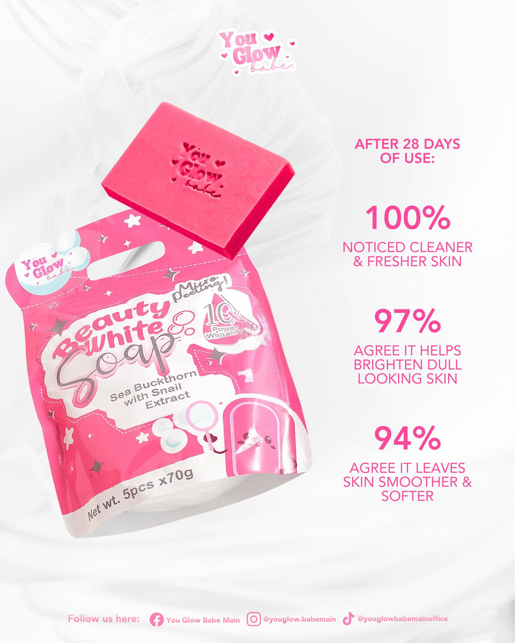 You Glow Babe Beauty White Soap (5 pcs)