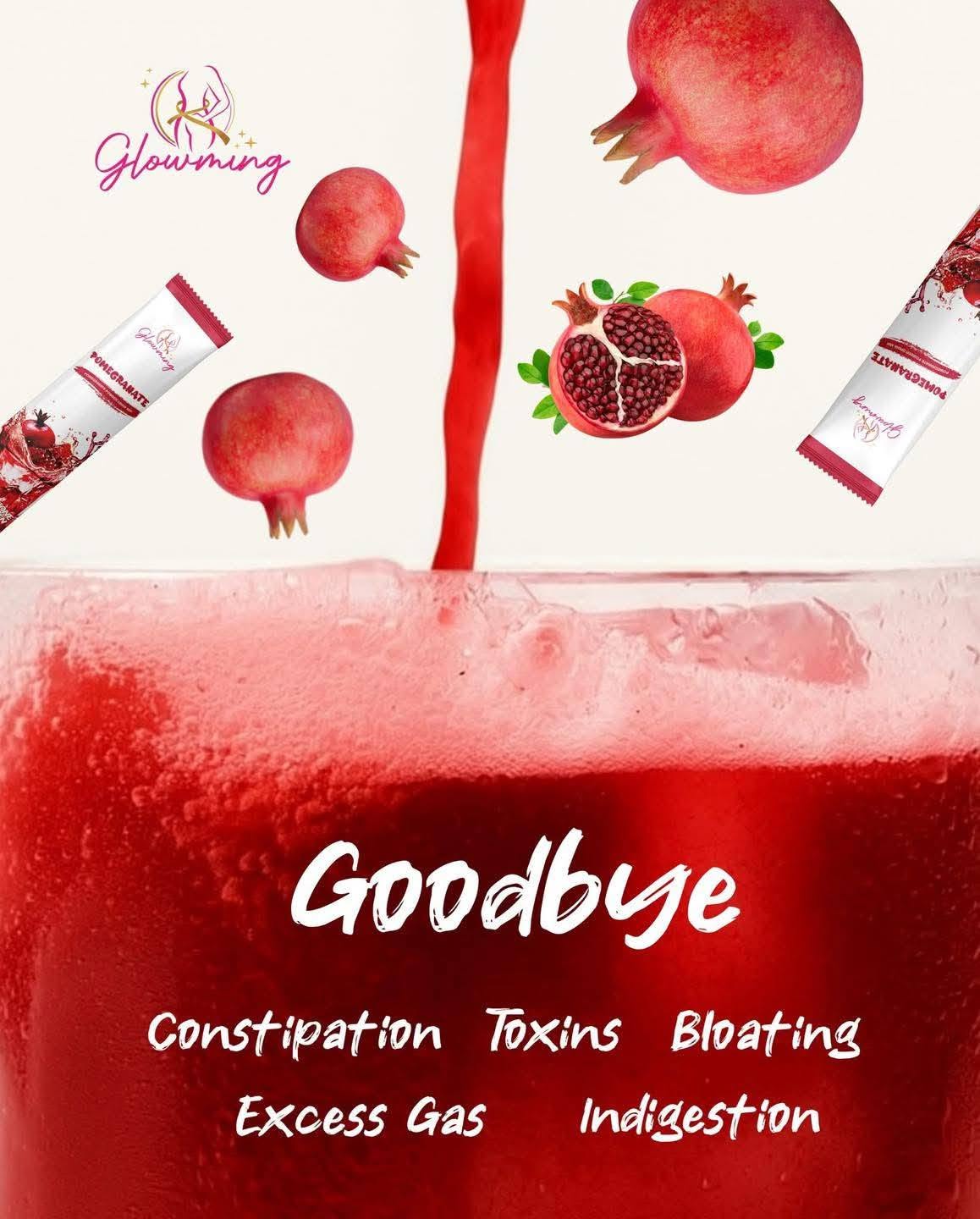 Glowming Pomegranate Powder Drink Mix