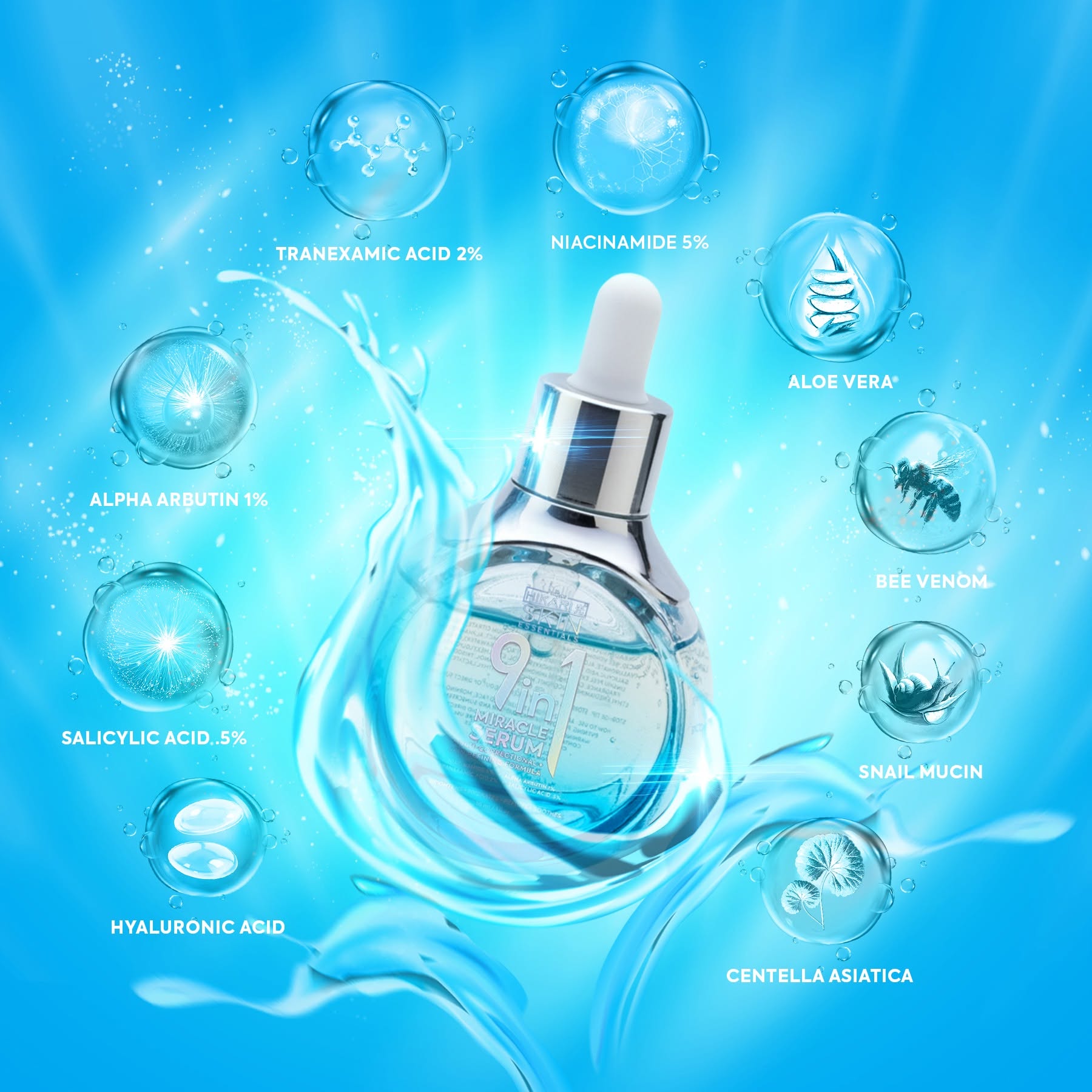 Hikari Skin Essentials 9-in-1 Miracle Serum 30ml