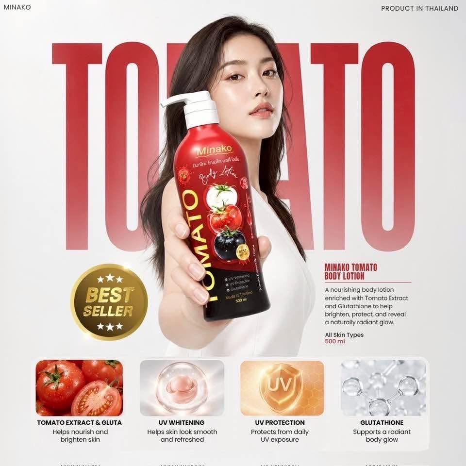 Minako Tomato Body Lotion SPF50 PA+++