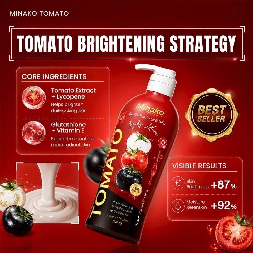 Minako Tomato Body Lotion SPF50 PA+++