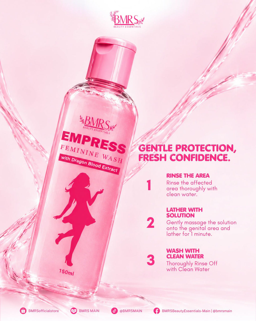 BMRS Empress Feminine Wash with Dragon Blood Extract 150ml