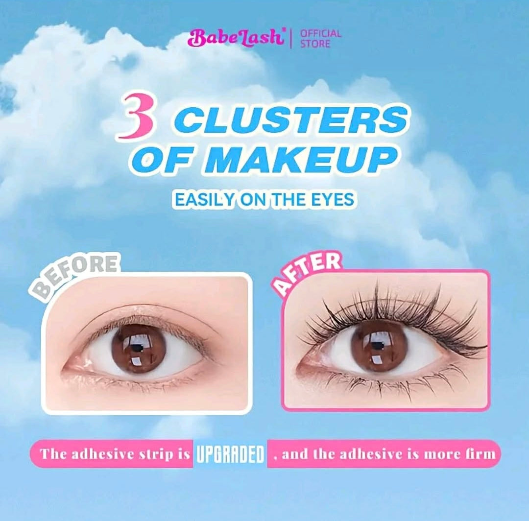 Babe Lash Glue Free Cluster Eyelashes