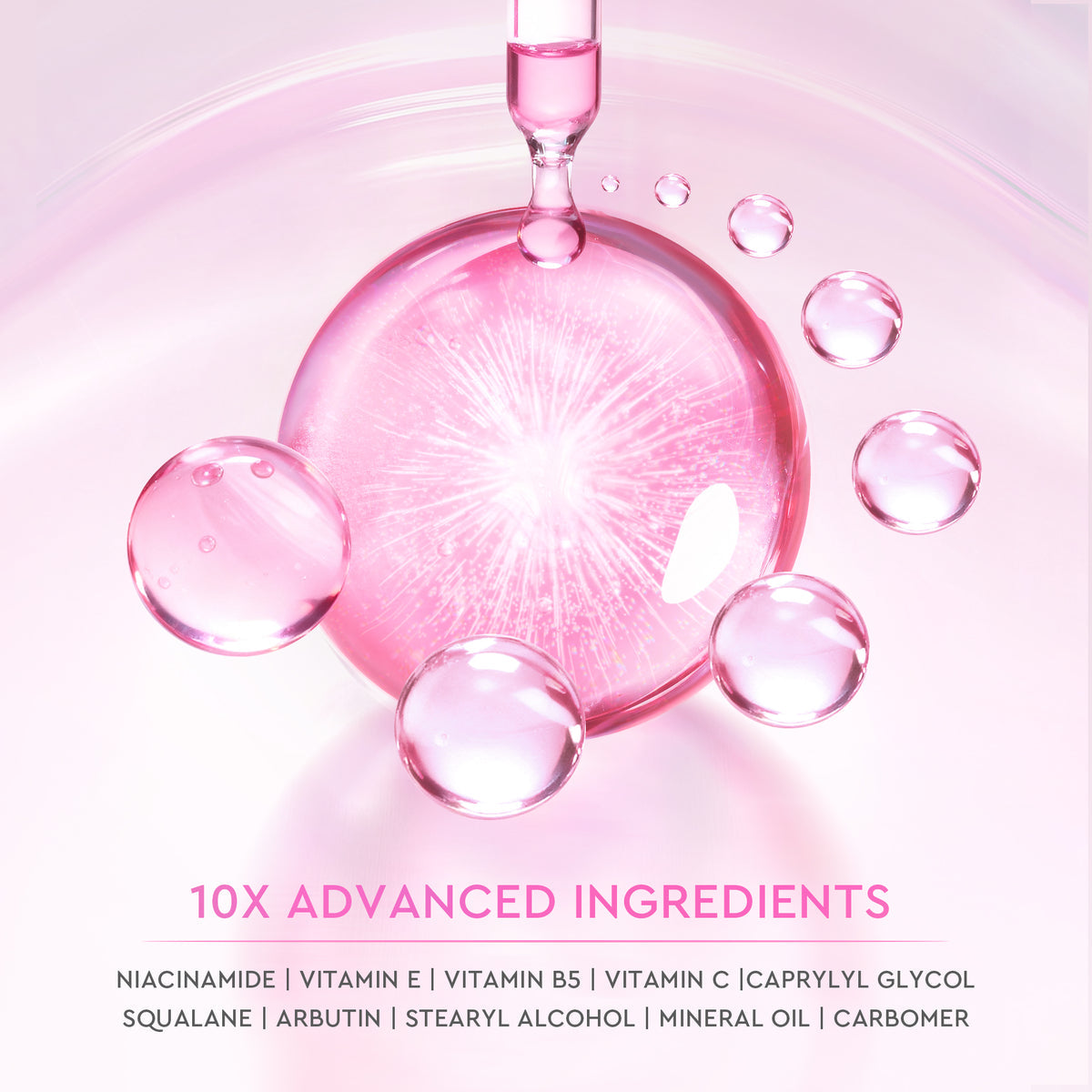 Glad2Glow Niacinamide Bright Body Serum 180ml