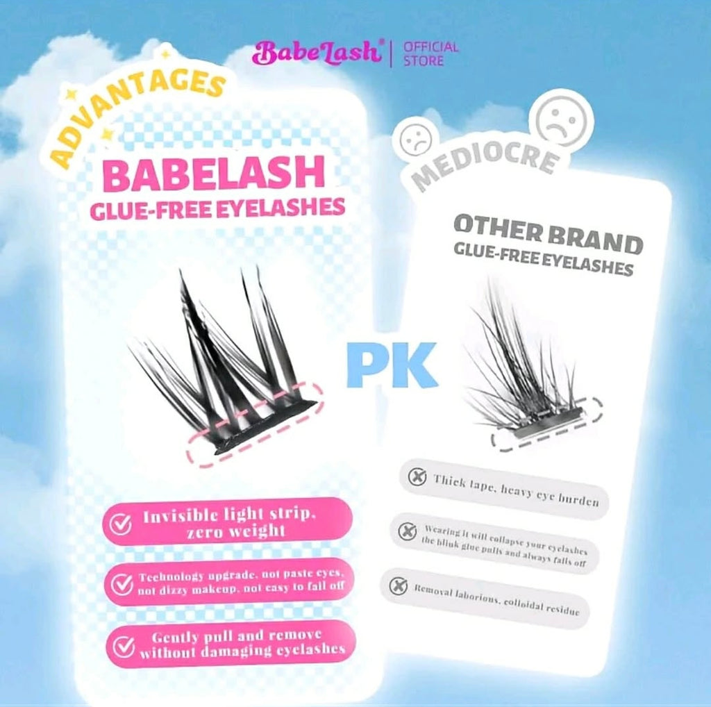 Babe Lash Glue Free Cluster Eyelashes