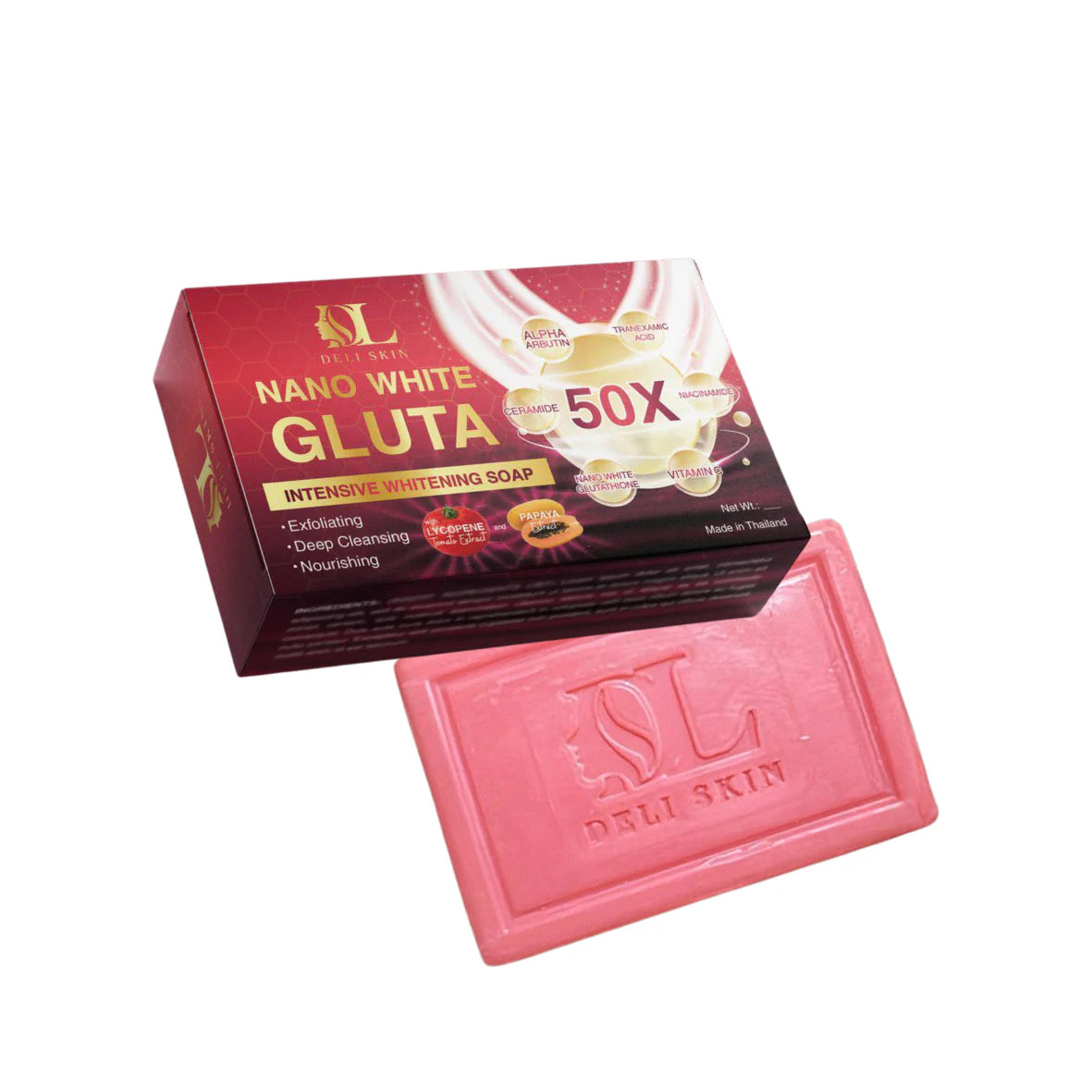 Deli Skin Nano White Gluta 50X Intensive Whitening Soap