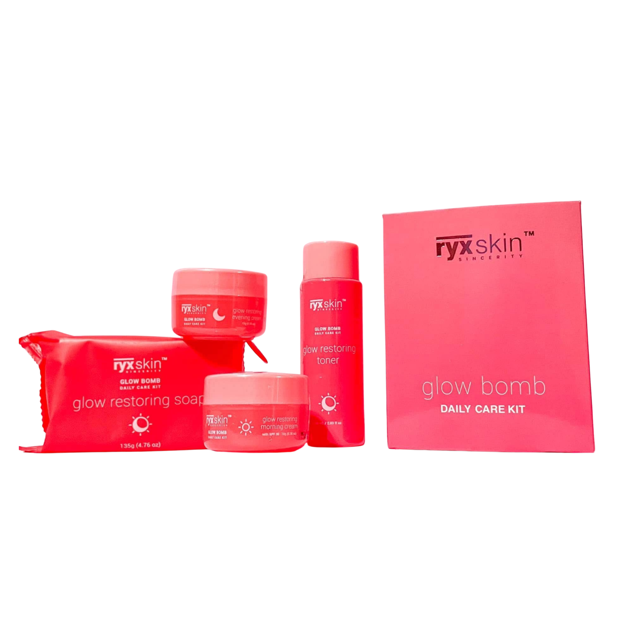 RYX Skin Sincerity Glow Bomb Daily Care Kit