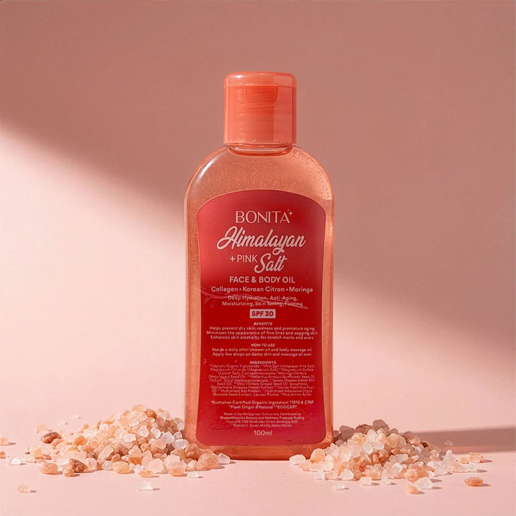 Bonita Himalayan Pink Salt Face & Body Oil SPF 30