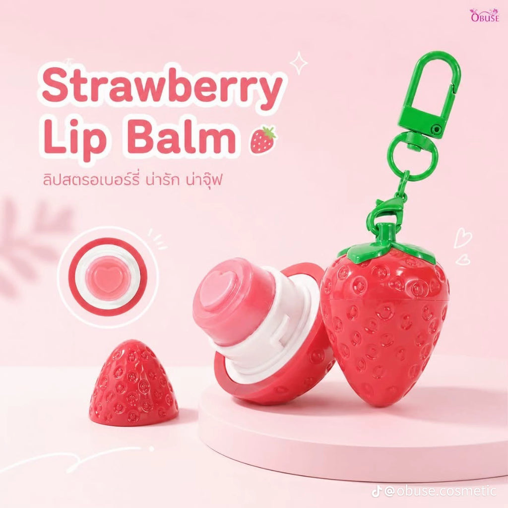 OBUSE Strawberry Magic Lip Balm