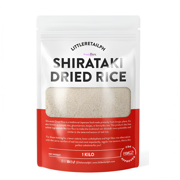 LittleRetailPH Shirataki Dried Rice 1kg