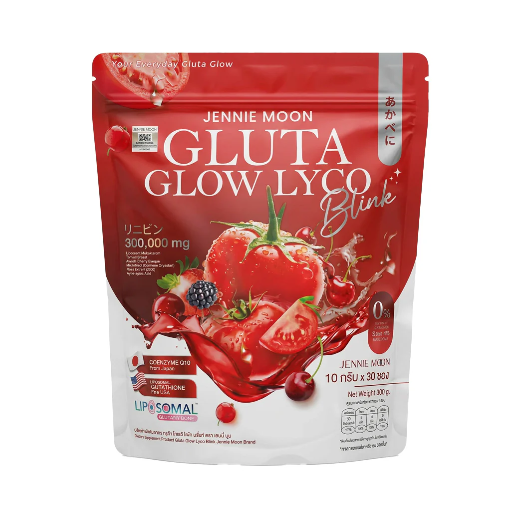 Jennie Moon Gluta Glow Lyco Blink (30 Sachets x 10g)