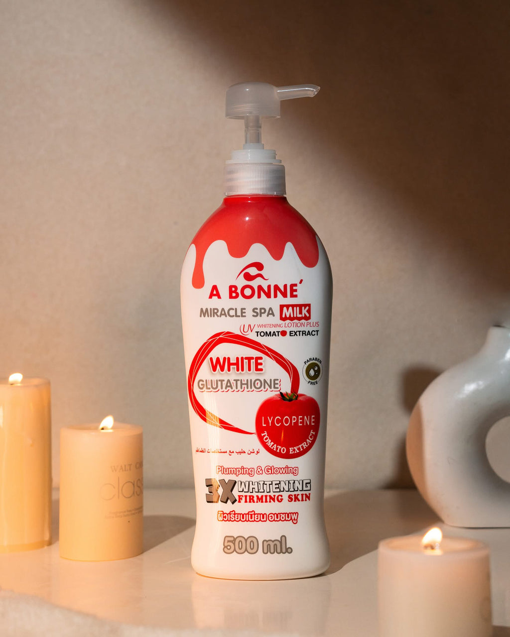 A Bonne Miracle Spa Milk UV Whitening Lotion 500ml