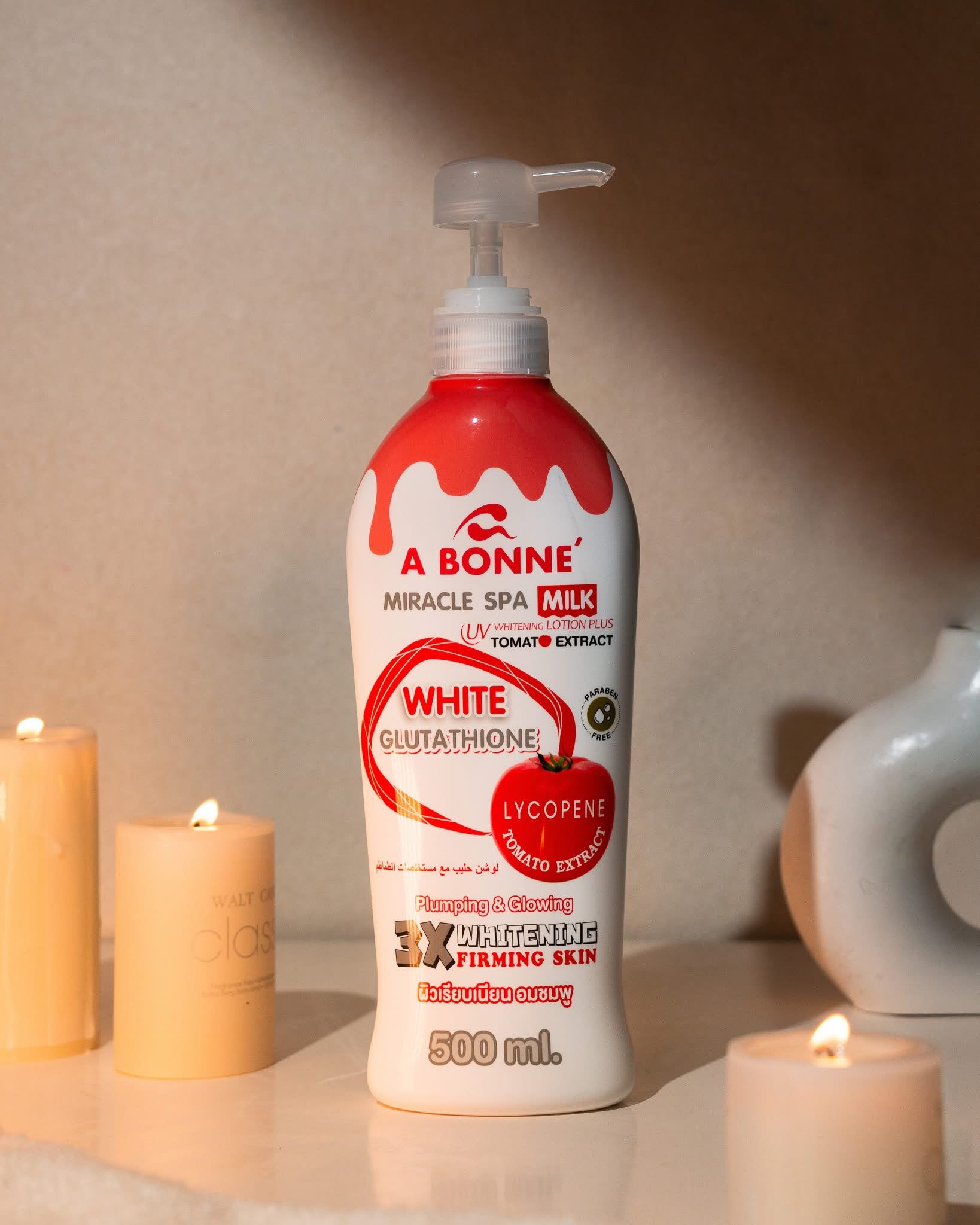 A Bonne Miracle Spa Milk UV Whitening Lotion 500ml