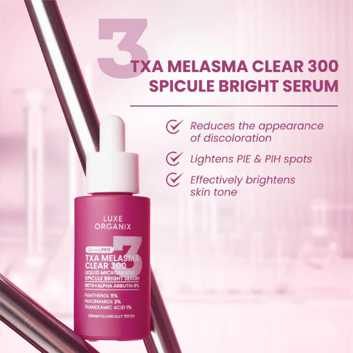 Luxe Organix DermaPRO TXA Melasma Clear Brightening ( Beauté Bundle)