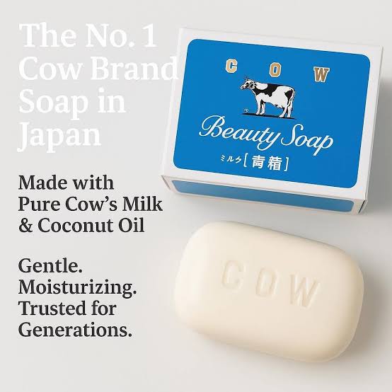 Cow Beauty Soap Blue(85gx3pcs)