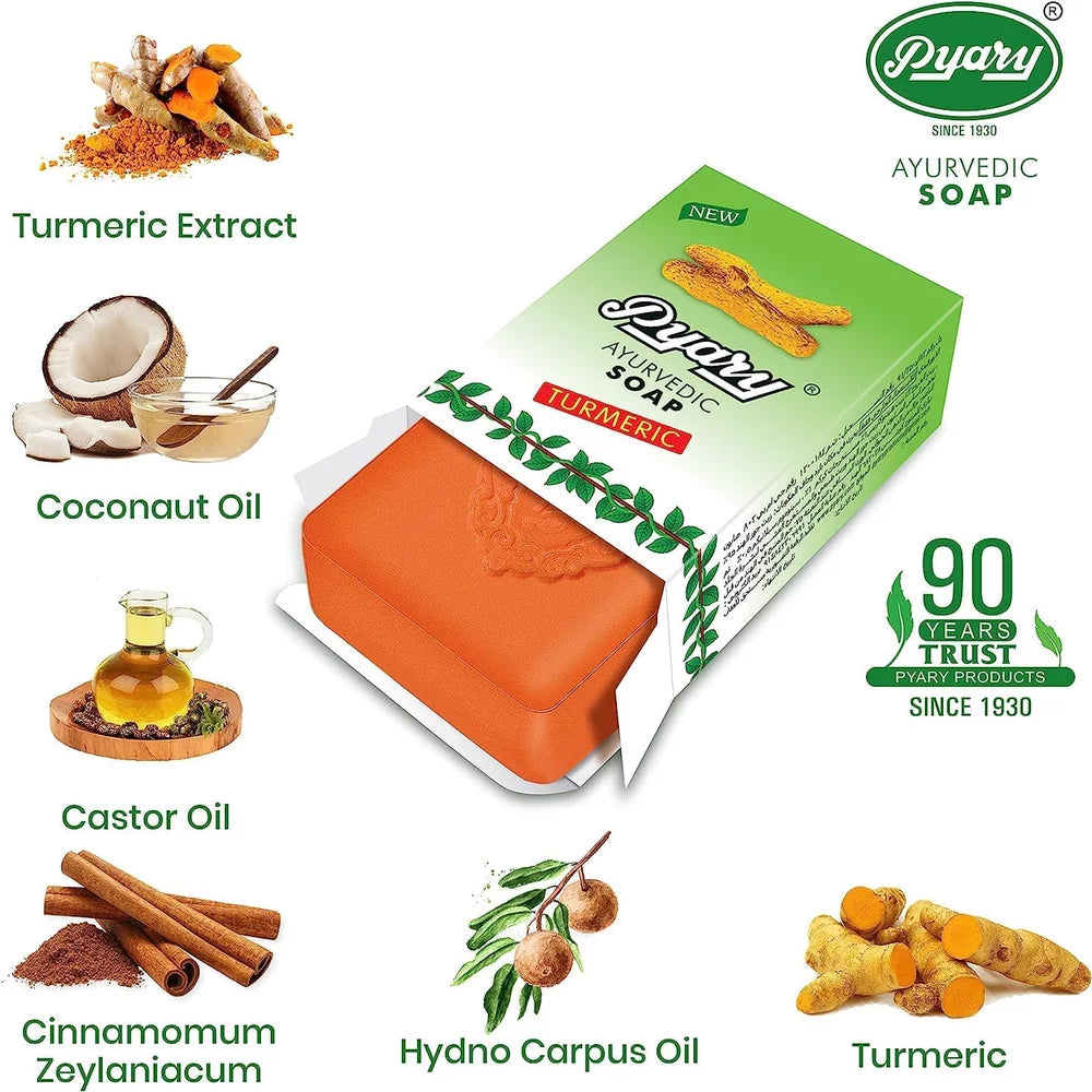 Pyary Ayurvedic Turmeric Soap