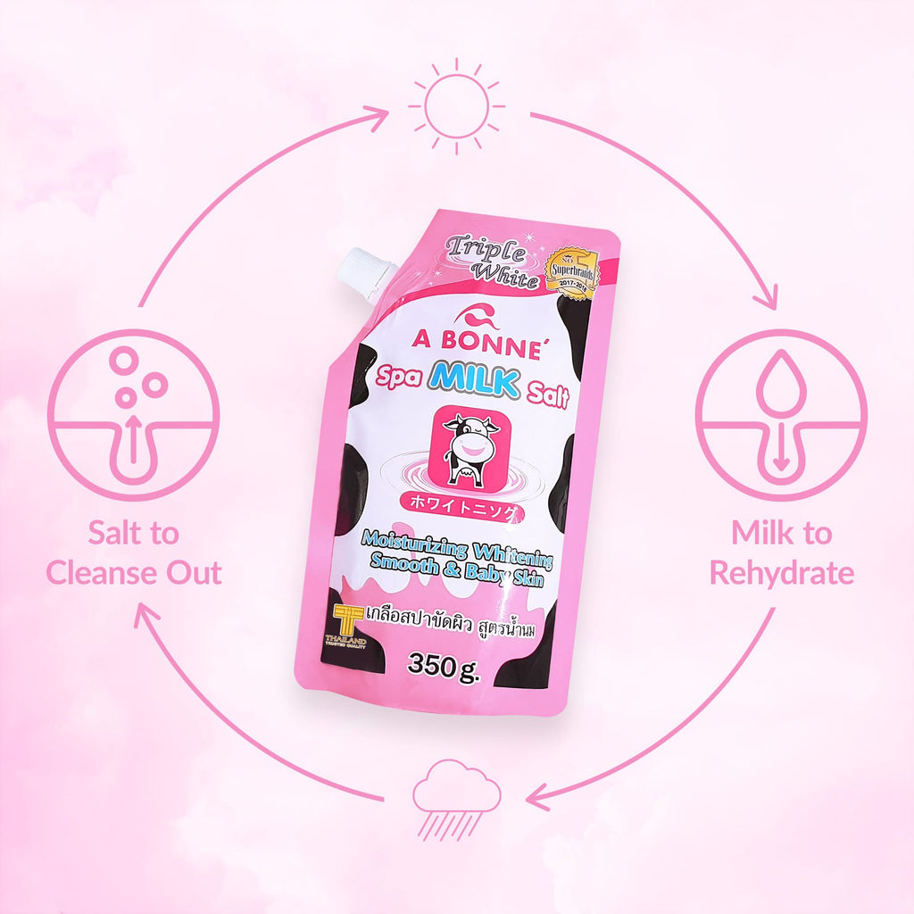 A Bonne Spa Milk Salt Triple White 350g
