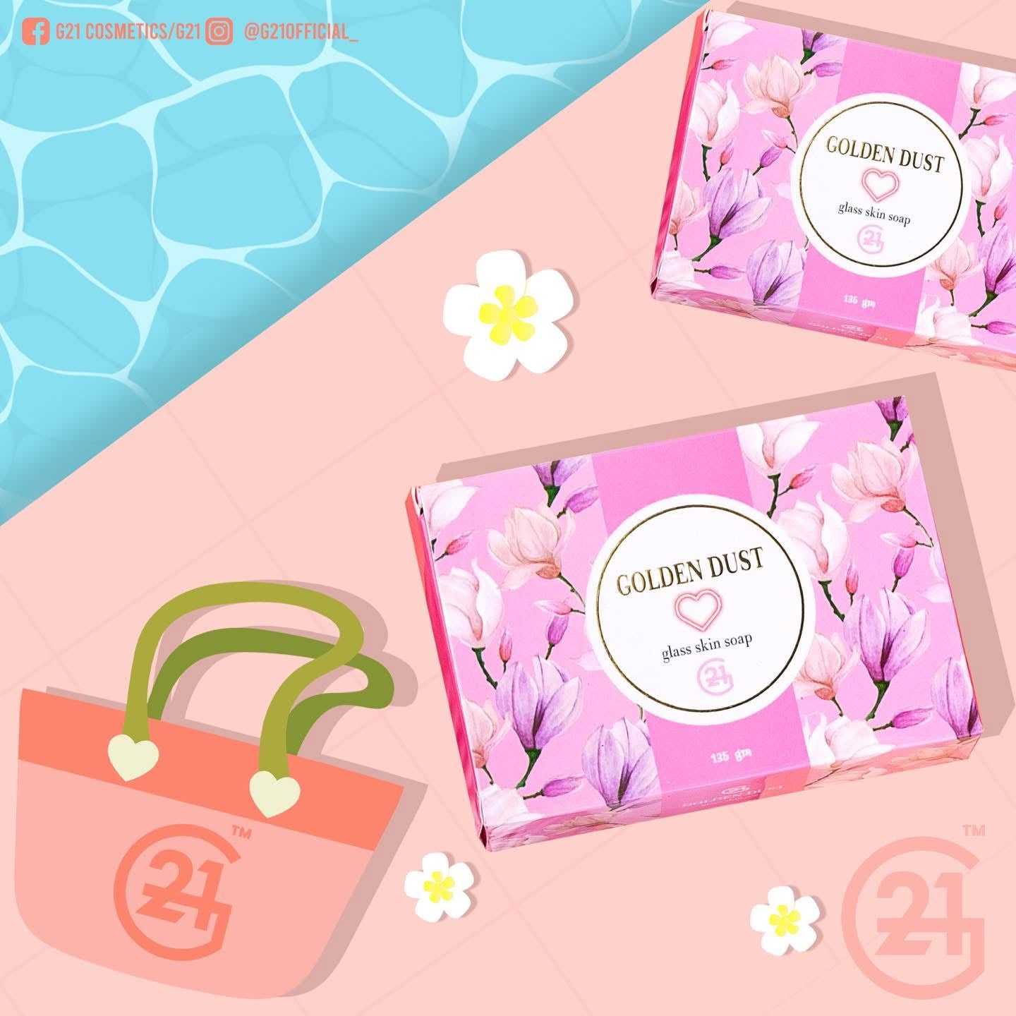 G21 Golden Dust Glass Skin Soap 135g