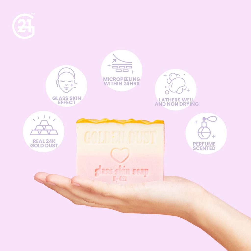 G21 Golden Dust Glass Skin Soap 135g
