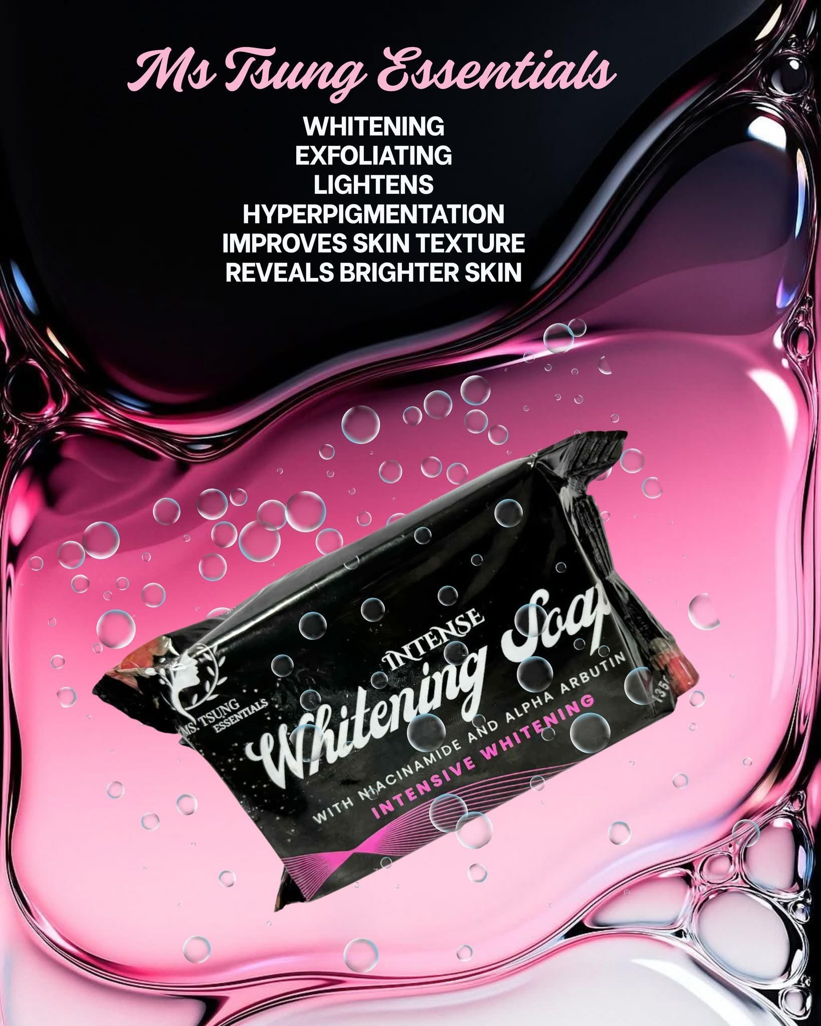 MS. TSUNG ESSENTIALS Intense Whitening Soap 135g