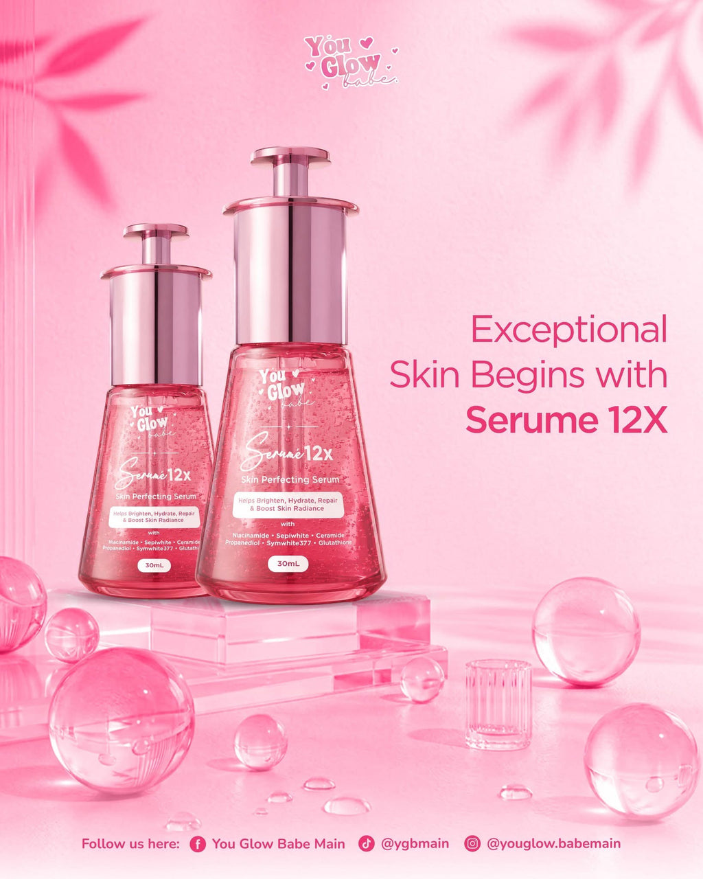 YOU GLOW BABE Serume 12X Skin Perfecting Serum 30ml