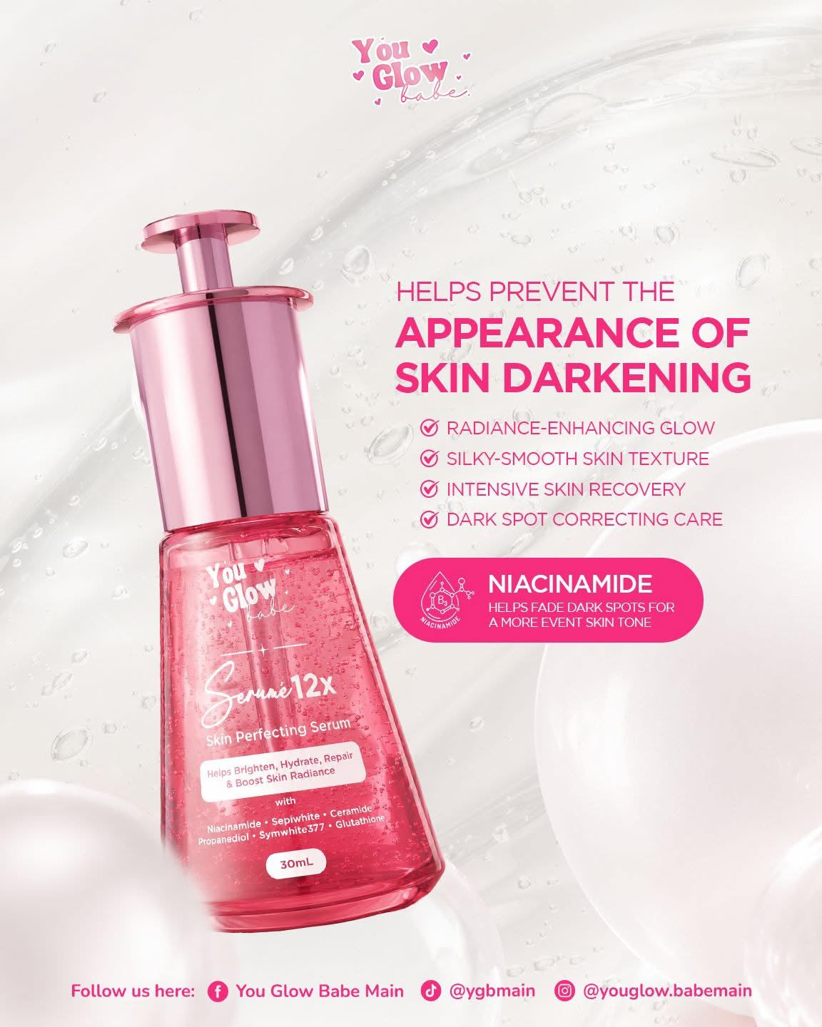 YOU GLOW BABE Serume 12X Skin Perfecting Serum 30ml