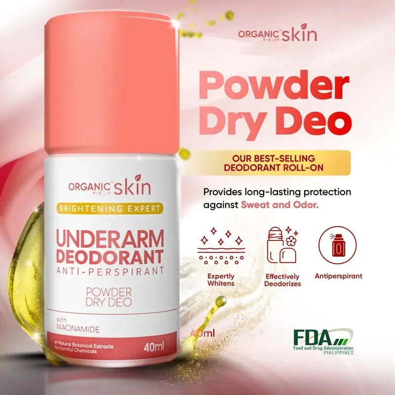 Organic Skin Brightening Dry Deo 40ml
