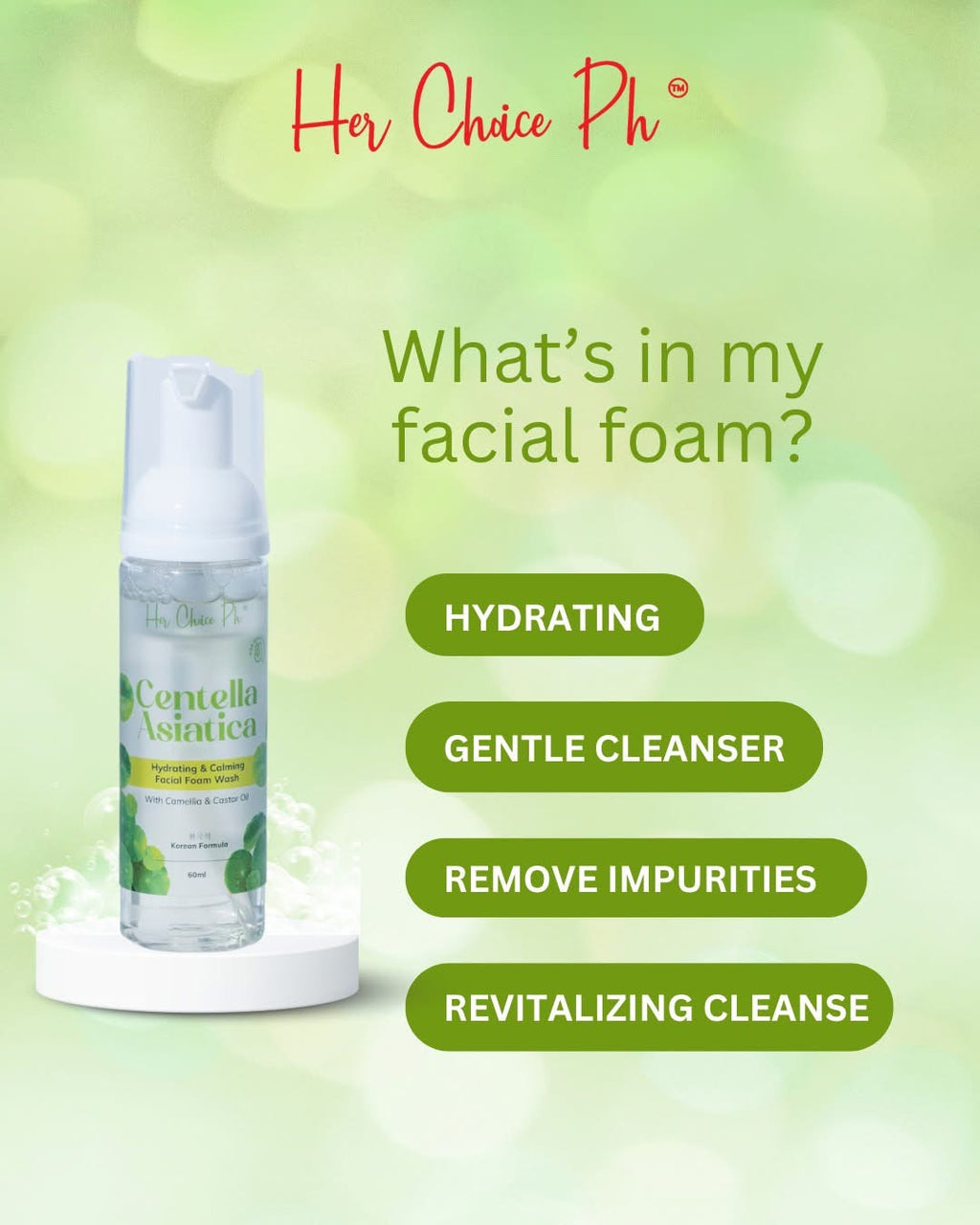 Her Choice PH Centella Asiatica Premium Repair Set