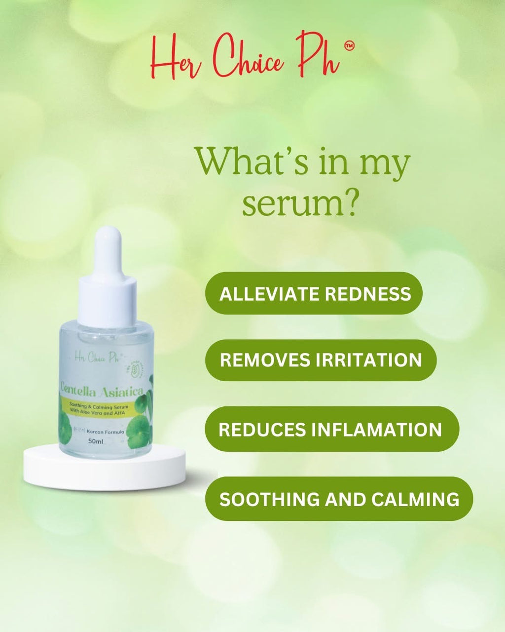 Her Choice PH Centella Asiatica Premium Repair Set