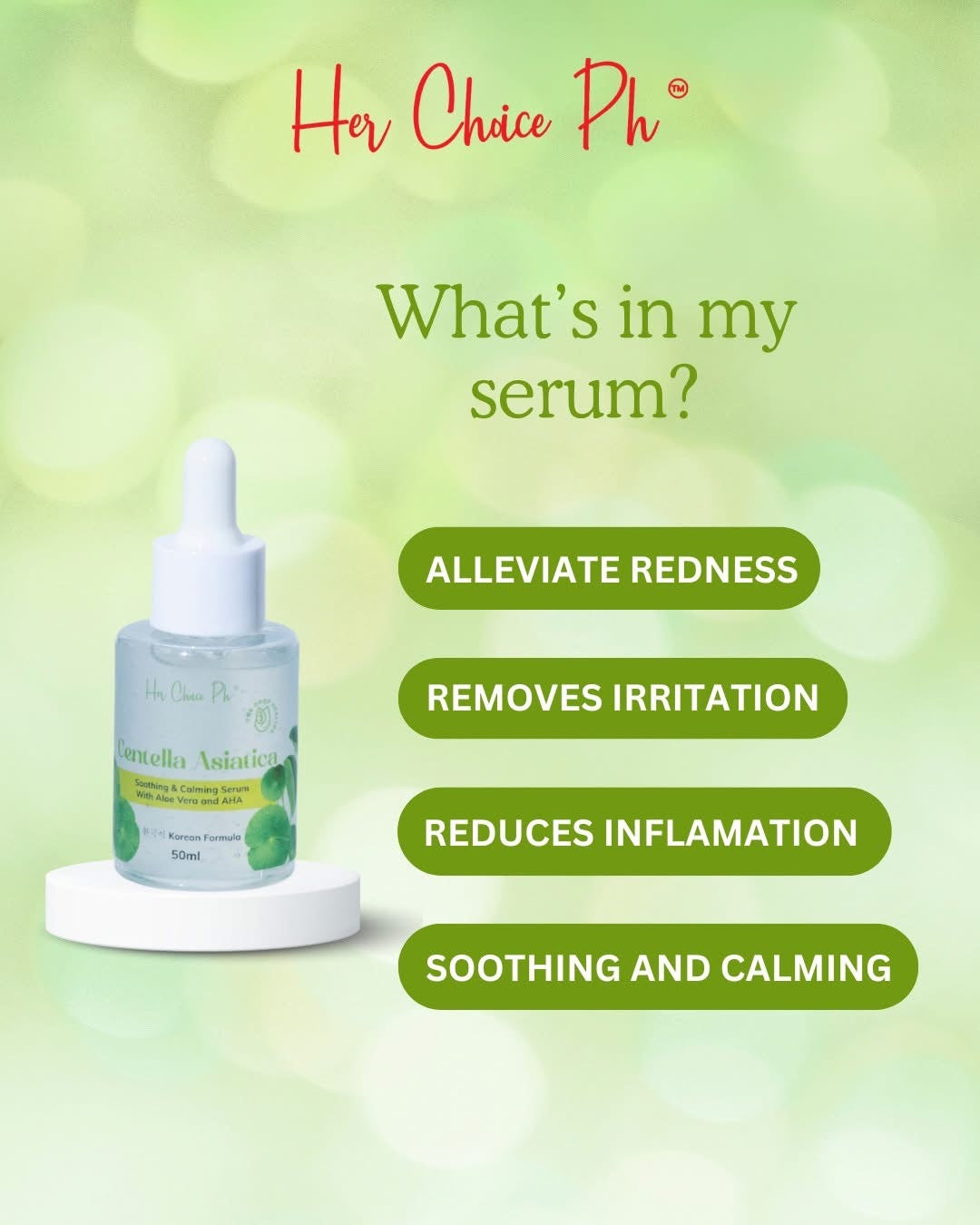 Her Choice PH Centella Asiatica Premium Repair Set