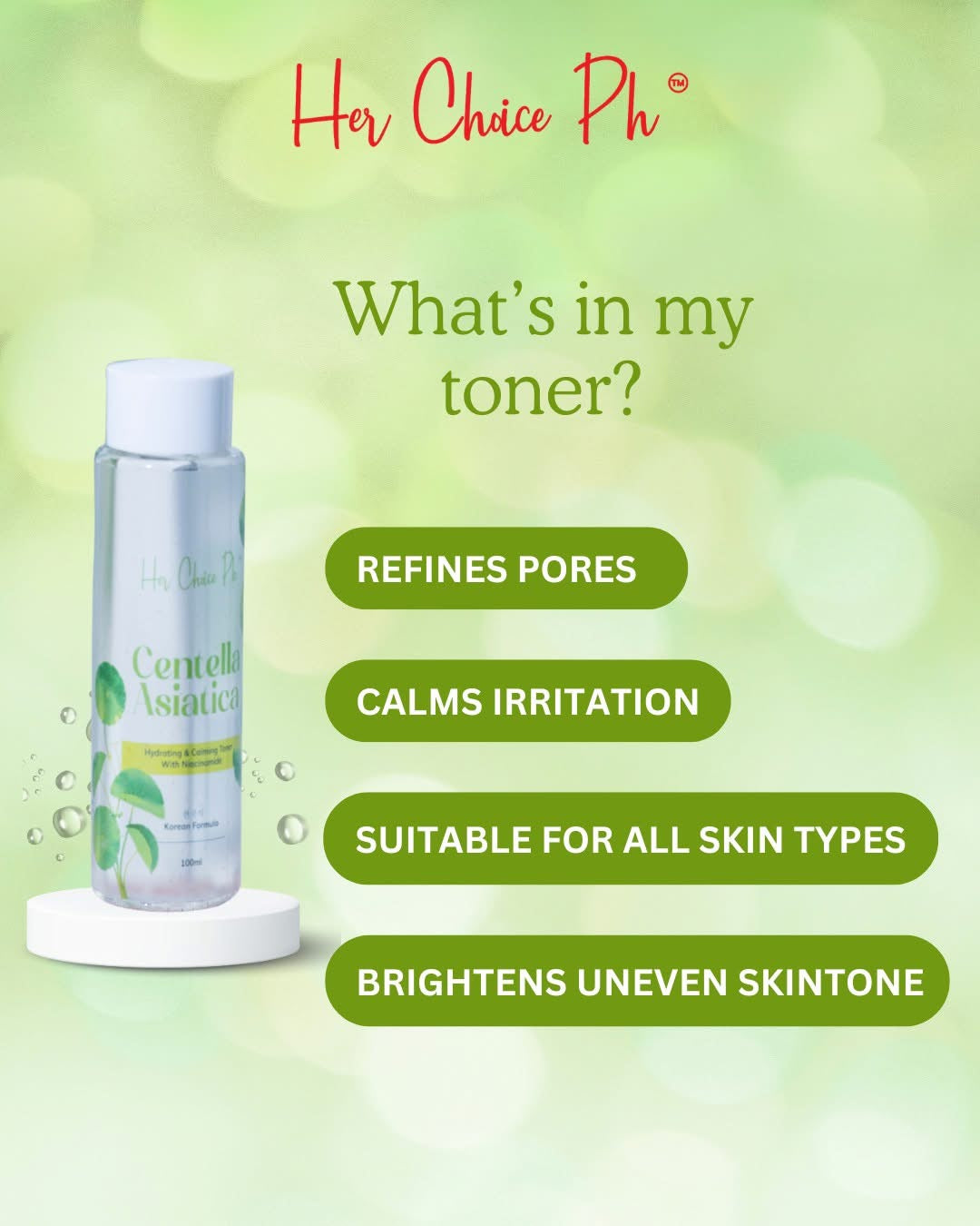 Her Choice PH Centella Asiatica Premium Repair Set