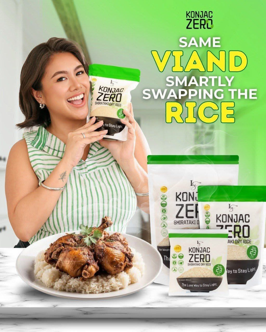 Luxe Slim Konjac Zero Shirataki Dry Rice 1kg