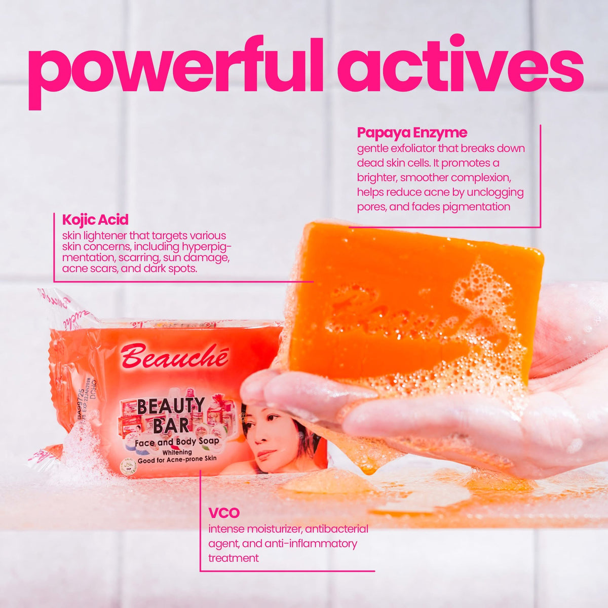 Beauché Papaya Kojic Soap