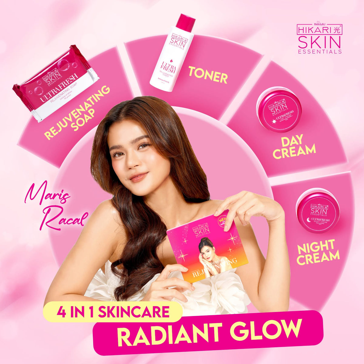 Hikari Skin Essentials Ultrafresh Rejuvenating Set