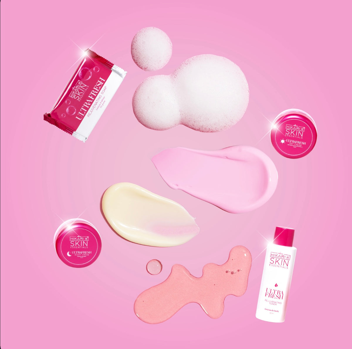 Hikari Skin Essentials Ultrafresh Rejuvenating Set