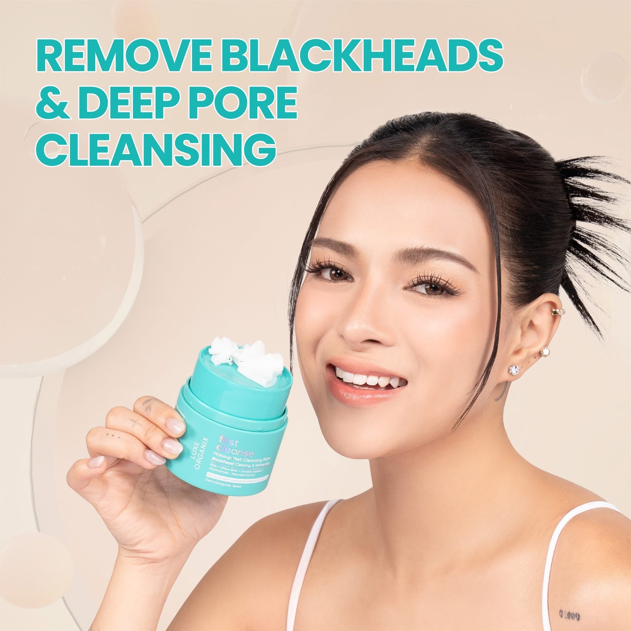 Luxe Organix First Cleanse Blackhead Clearing & Whitening Cleansing Balm 45g