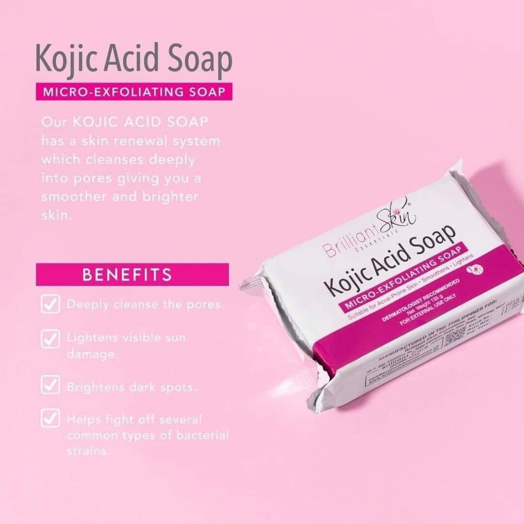 Brilliant Skin Kojic Acid Soap 135g