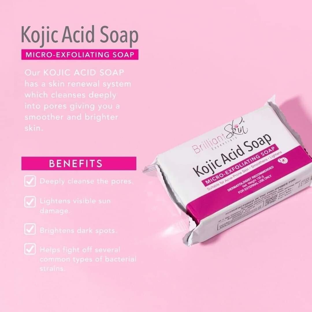 Brilliant Skin Kojic Acid Soap 135g