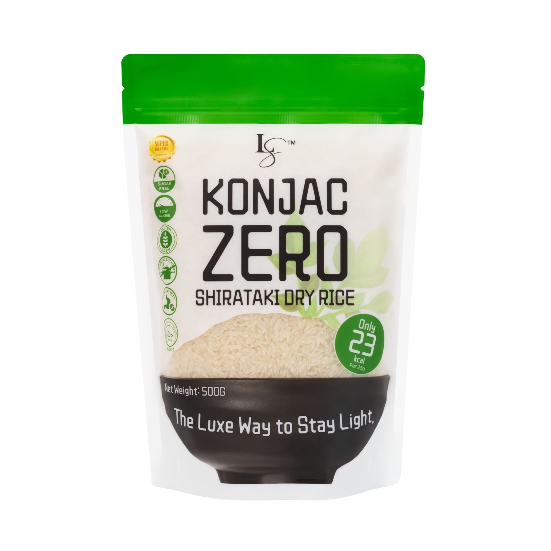 Luxe Slim Konjac Zero Shirataki Rice 500g