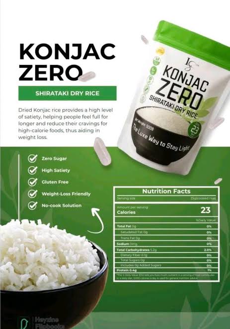 Luxe Slim Konjac Zero Shirataki Rice 500g