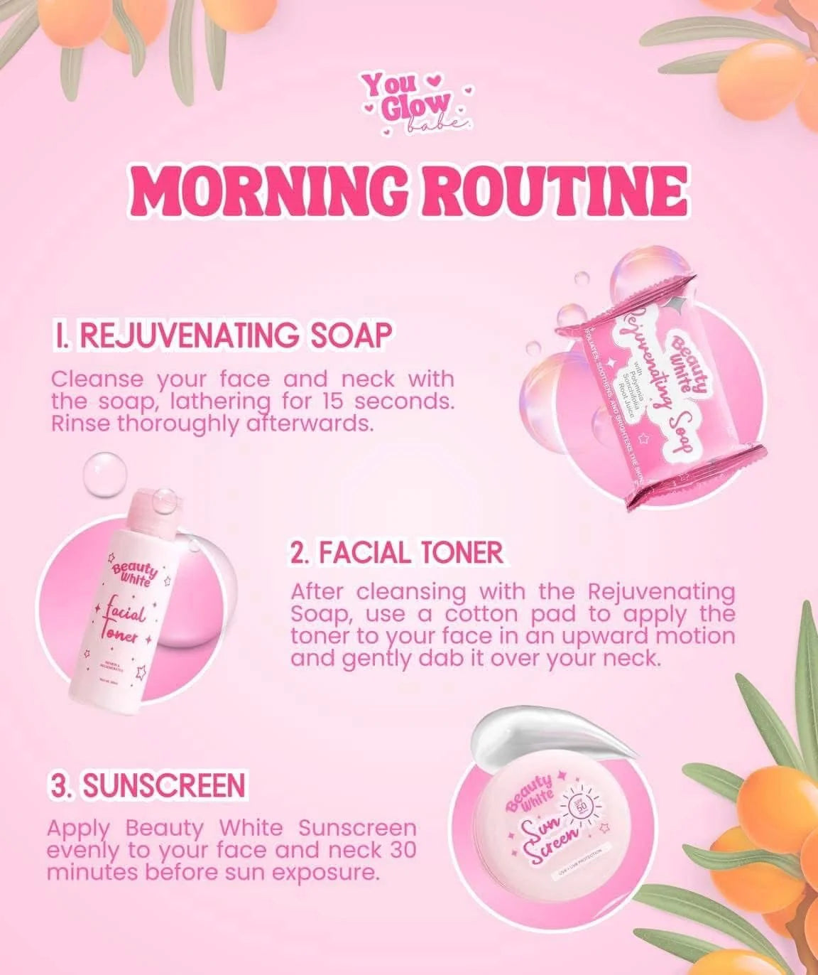 You Glow Babe Beauty White Rejuvenating Set