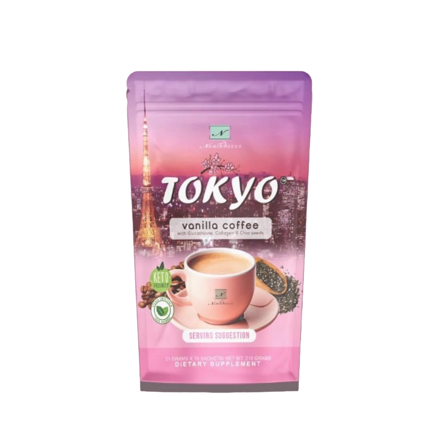 Namiroseus Tokyo Vanilla Coffee (10 sachets in pack)