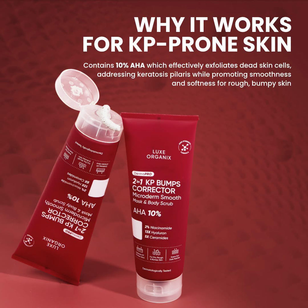 Luxe Organix 2in1 KP Bumps Corrector Mask & Body Scrub 200ml