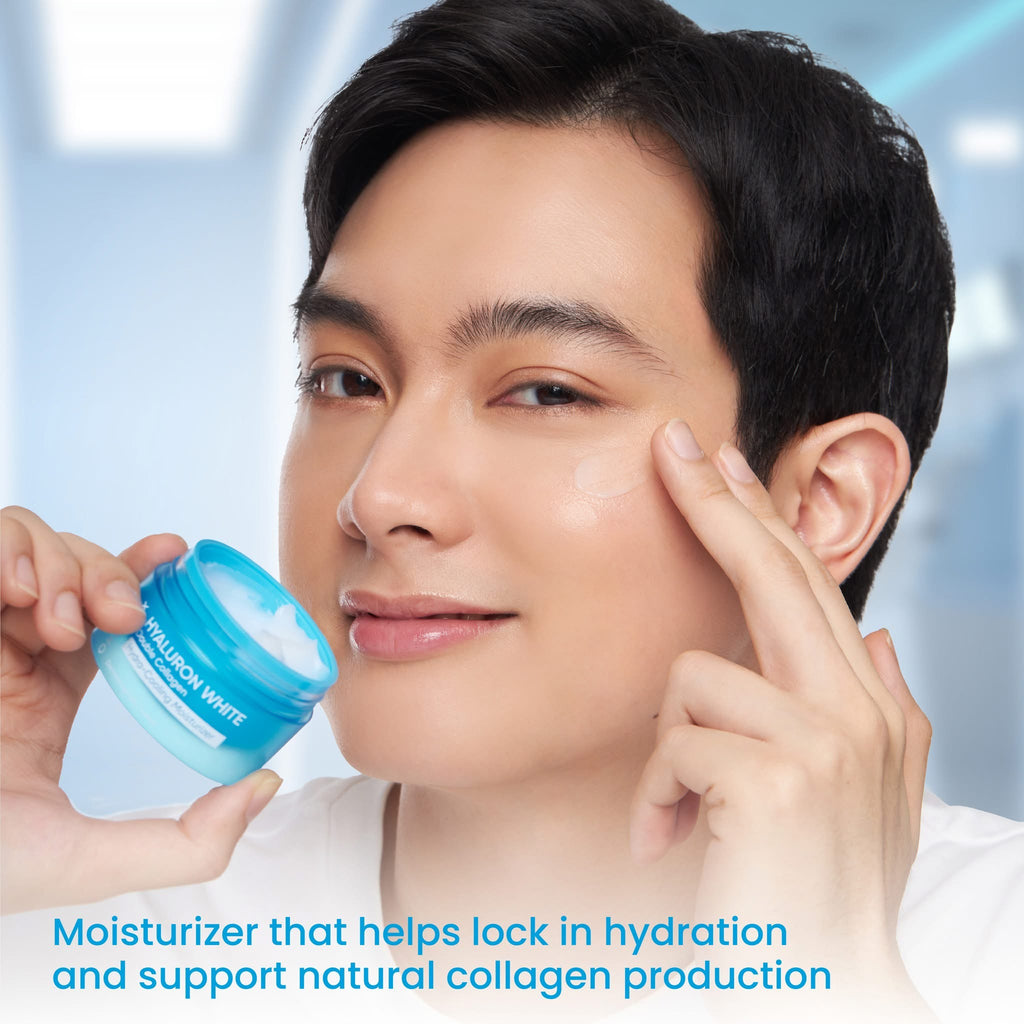 LUXE ORGANIX Hyaluron White Double Collagen Hydra-Cooling Moisturizer 50g